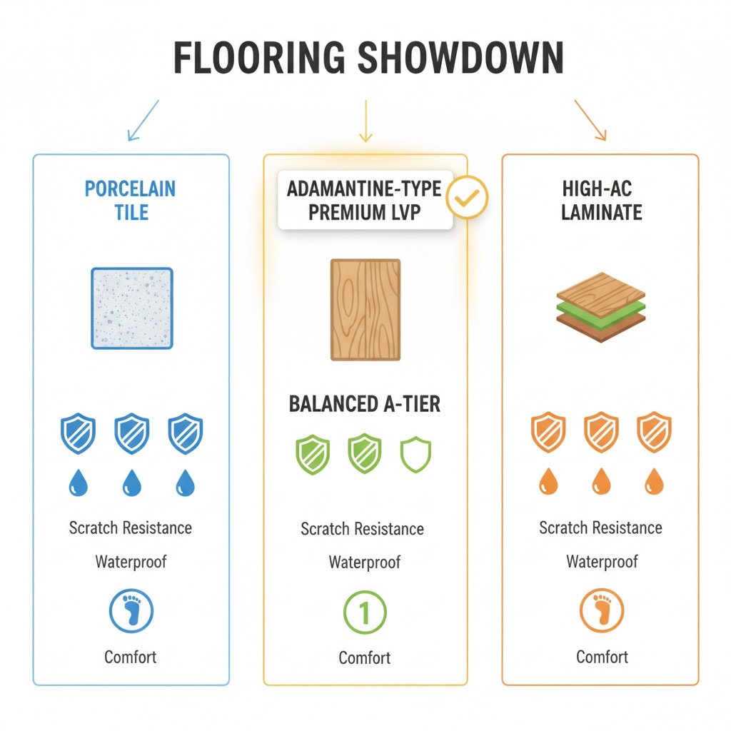 High-Traffic Flooring Showdown